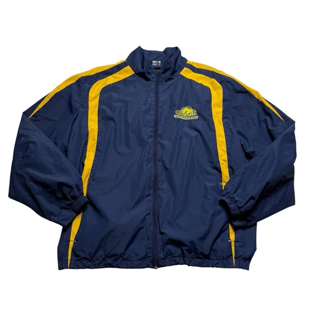Oregon State Beavers 2015 National Team Windbreaker Jacket Blue Sz 2XL